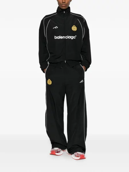 Pantaloni Balenciaga alergare negru