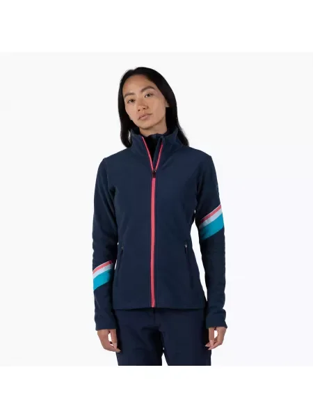 Tricou Rossignol Strawpile Fleece Fz pentru femei navy închis