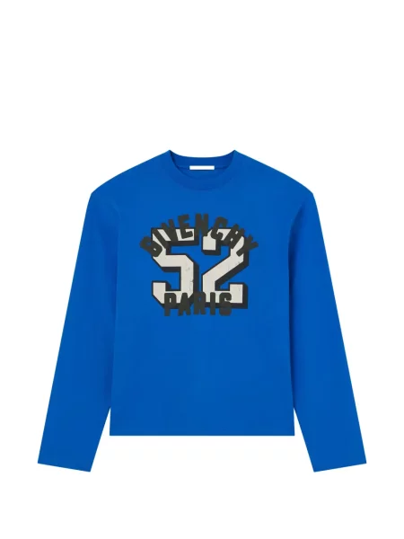 Tricou Givenchy cu imagine albastru