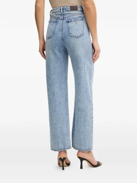 Blugi drepți Armani Exchange albastru