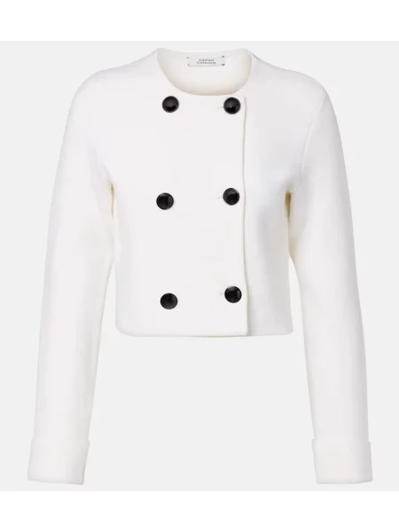 Geacă Dorothee Schumacher de lână alb