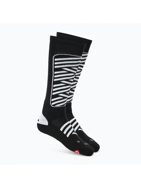 Детски скиорски чорапи Mico Heavy Weight Superthermo Primaloft Merino Ski nero bianco черно