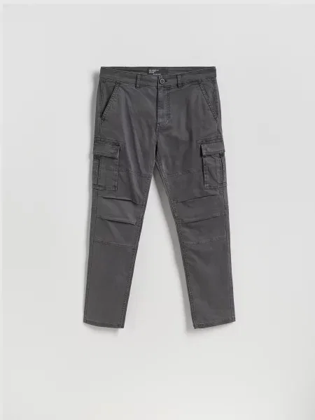 Брюки карго Reserved серые