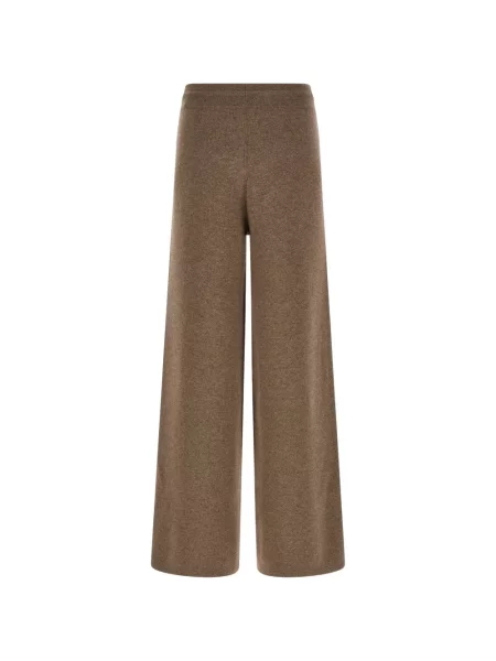 Pantaloni Agnona tricotate maro