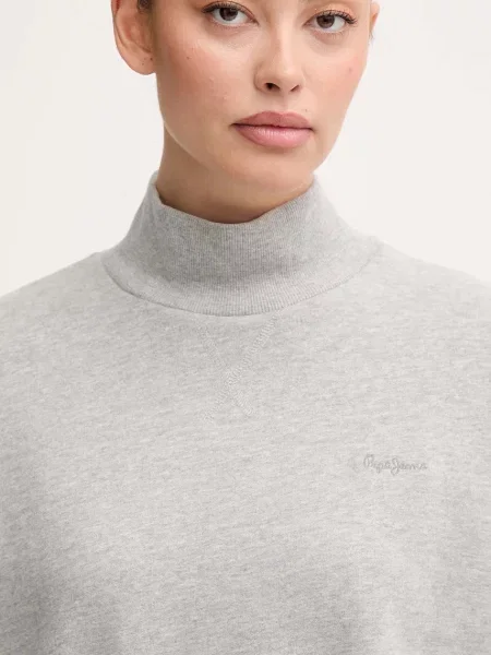 Однотонный свитер Pepe Jeans серый