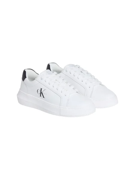 Sneakerși Calvin Klein Jeans alb