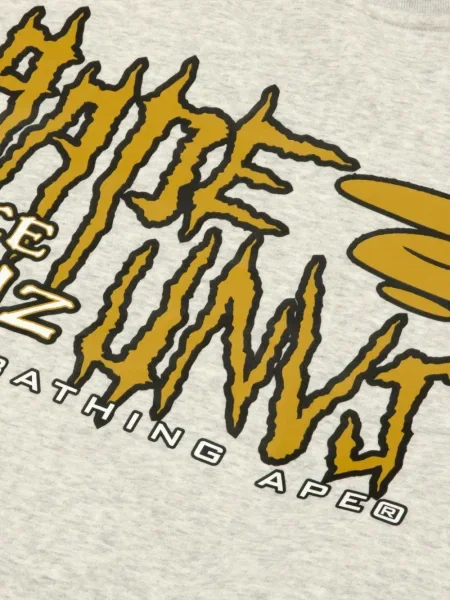 Hanorac Aape By A Bathing Ape cu imagine gri