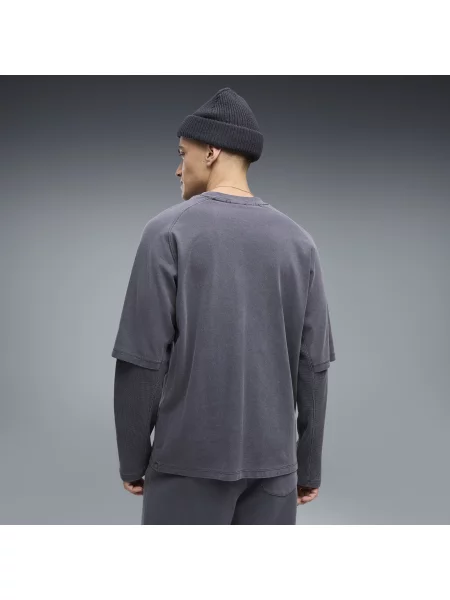 PUMA MÄ™ska dwuwarstwowa koszulka Essentials Akcesoria S szary