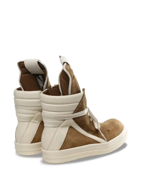 Fűzős csipkés sneaker Rick Owens barna