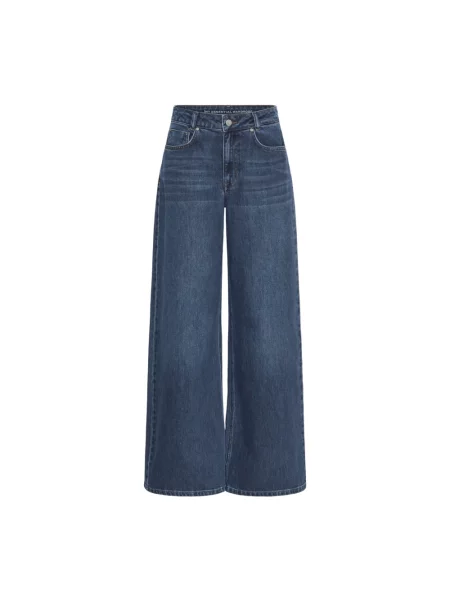 Szerokie jeansy My Essential Wardrobe niebieskie