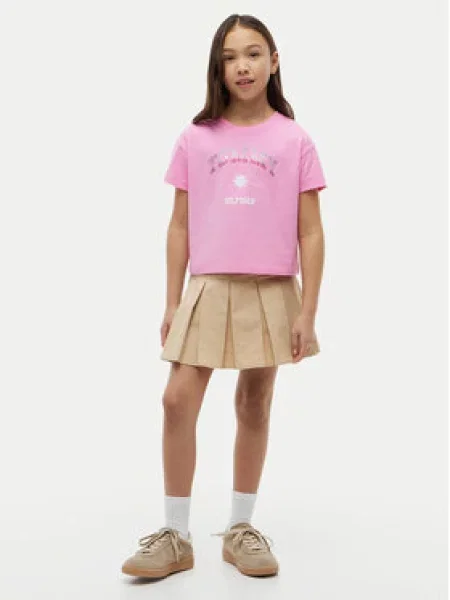 Tommy Hilfiger Póló Sun Rhinestone rózsaszín