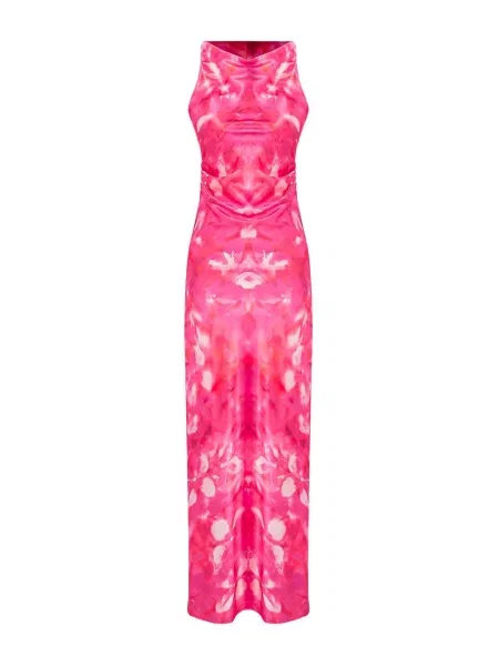 Trendyol Večerna obleka malina / staro / pastelno roza