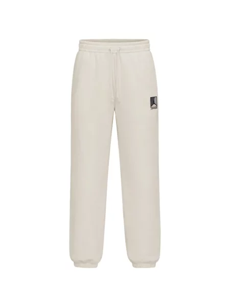 Pantaloni Nike alergare cu autograf alb