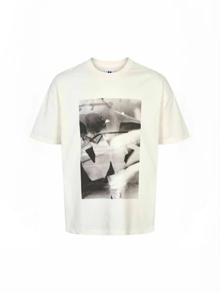 KAPPA Tricou KUAuthentic Ourselves alb