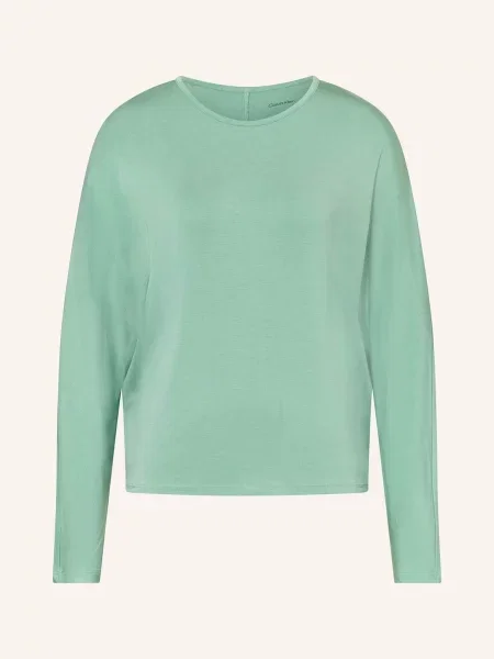 Calvin Klein Pohodlné Domácí Tričko Ultra Soft Modal tyrkysová