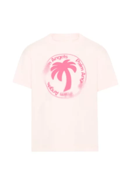 Koszulka dziecięca Palm Angels różowa