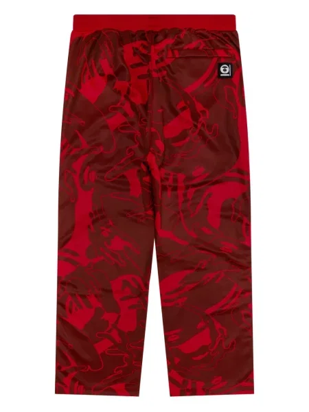 Pantaloni Aape By A Bathing Ape roșu