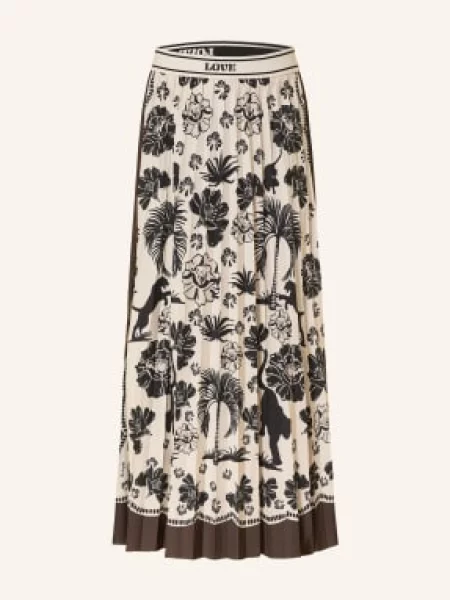 Miss Lagotte Spódnica Plisowana weiss czarna