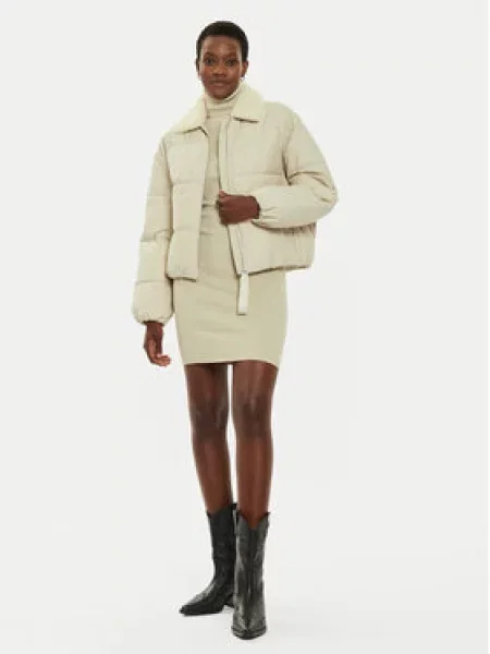 Calvin Klein Jeans Vatovaná bunda Aviator béžová