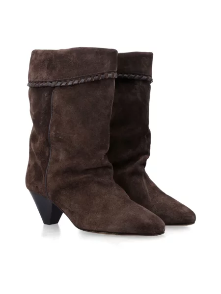 Botki Isabel Marant brązowe