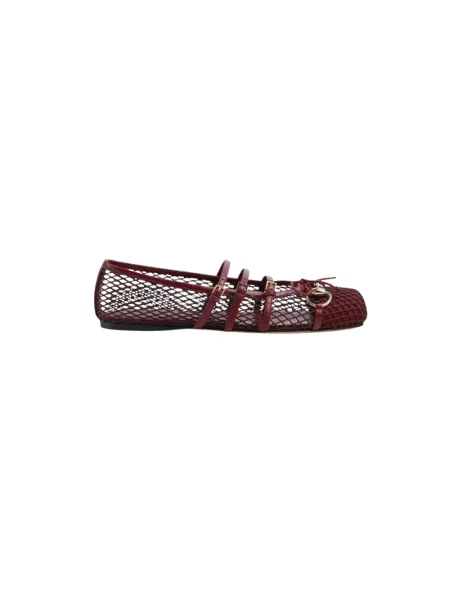 Balerinki Gucci czerwone