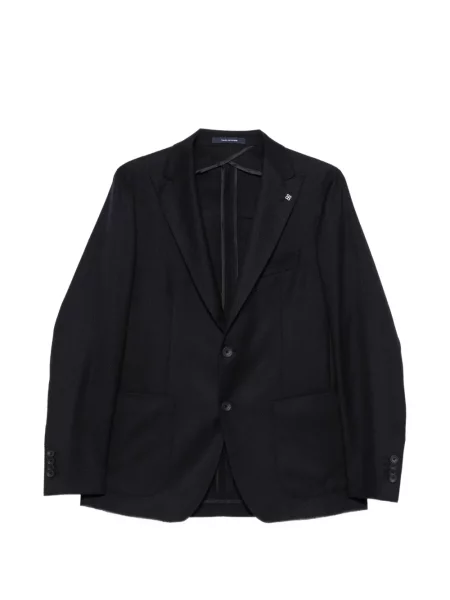 Sacou Tagliatore cu model herringbone albastru