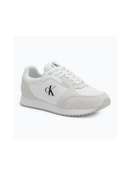 Кросівки Calvin Klein Retro Runner Sock Lace Up Ny-Su Bright White/Black білі