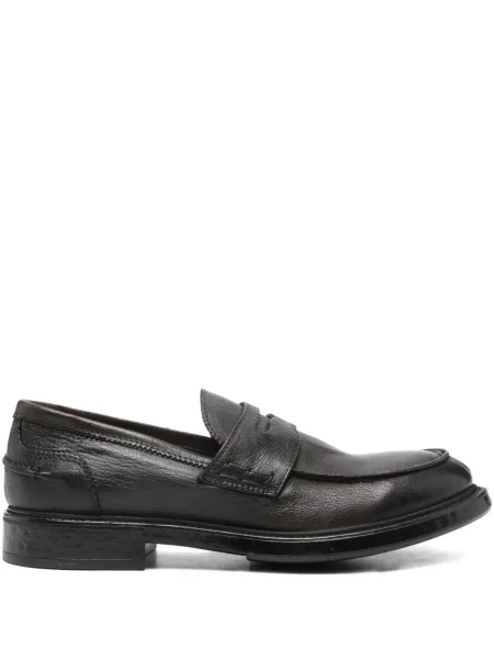 Pantofi loafer Fratelli Rennella din piele maro