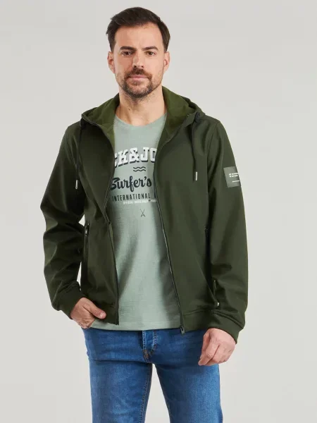 JACK & JONES Prijelazna jakna Basic maslinasta