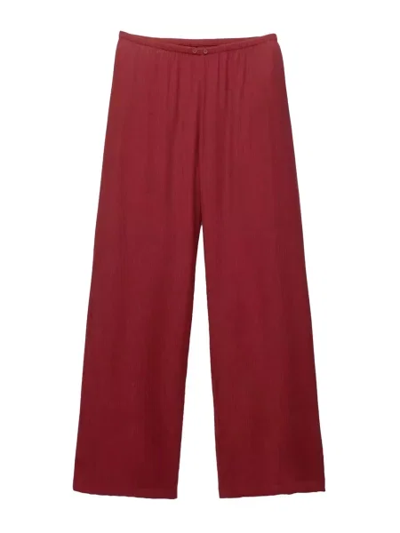 Pull&Bear Hlače jarko crvena
