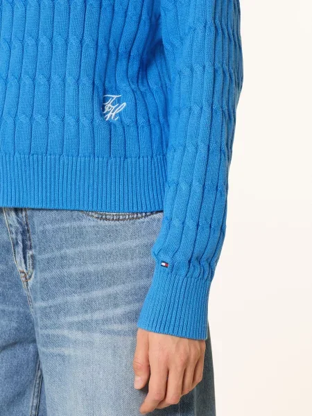 Sweter Tommy Hilfiger niebieski