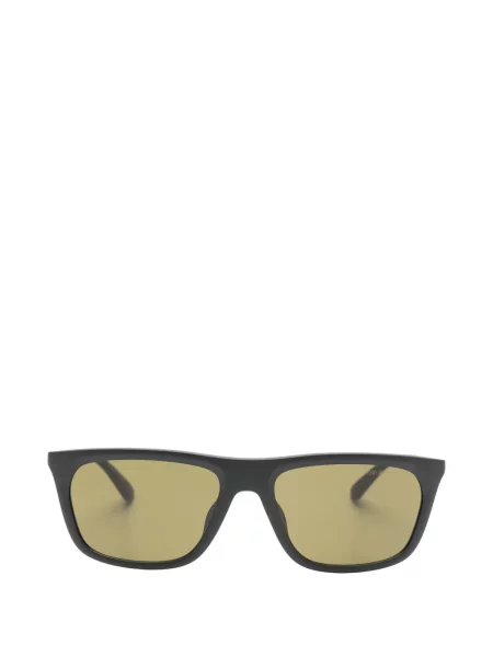 Ochelari de soare dreptunghiulari Emporio Armani negru