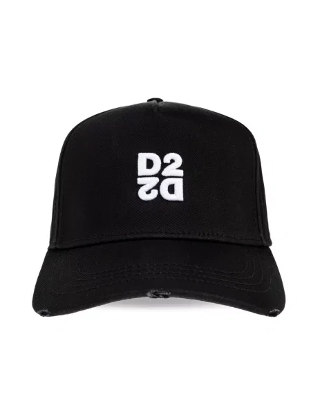 Czapka z daszkiem Dsquared2 czarna