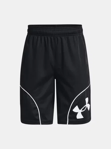 Pantaloni scurți copii Under Armour alb