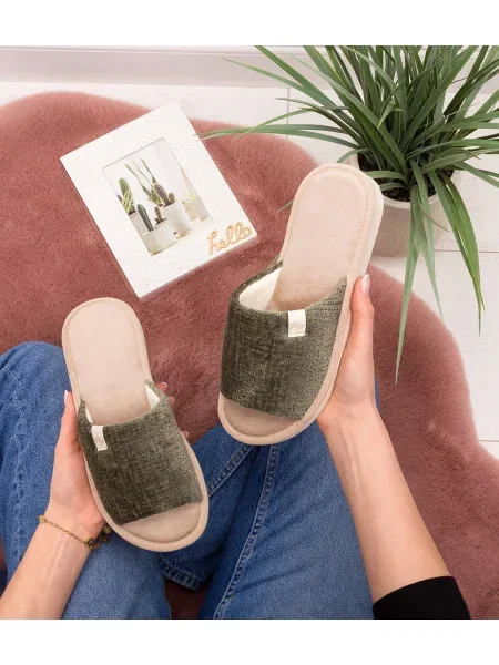 Papuci Natural Style verde