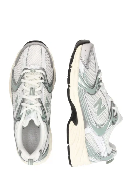 New balance Nízke tenisky mätová / strieborná biela