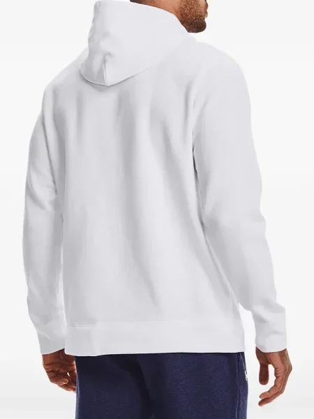 Fleece hoodie Under Armour λευκό