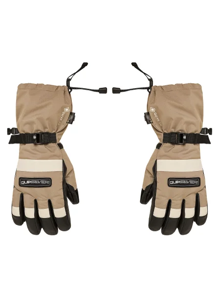 Mănuși schi Quiksilver Highline Gore-Tex bej