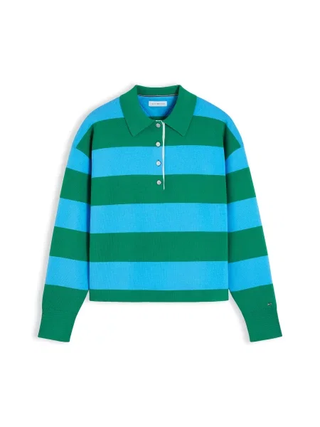 TOMMY HILFIGER Pulover azur verde