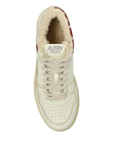 Sneakerși Autry din piele alb