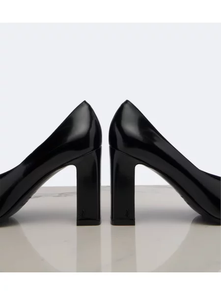 Pantofi cu toc Jimmy Choo din piele de lac negru