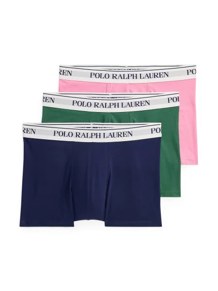 Polo Ralph Lauren Boxeri Classic bleumarin / verde / roz deschis alb
