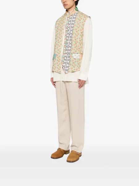 Елек Midorikawa на цветя с принт