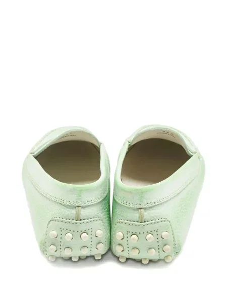 Pantofi loafer Tod's din piele verde