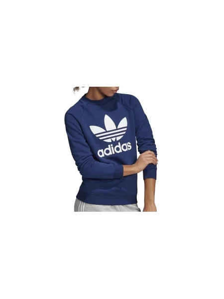 Hanorac crewneck Adidas alb