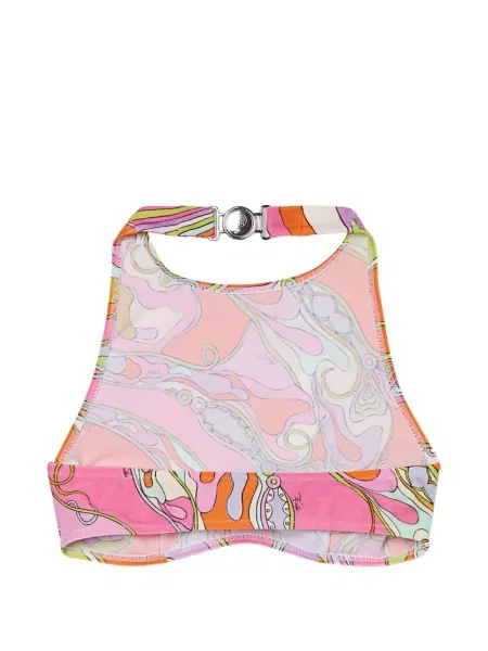 Top Pucci cu imagine roz
