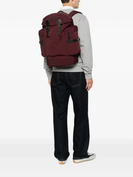 Rucsac Emporio Armani cu cataramă roșu