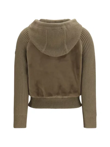 Cardigan Moose Knuckles cu blană maro