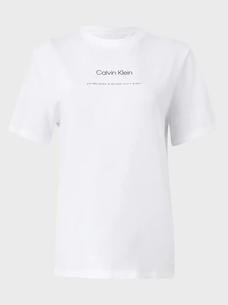 Класична футболка Calvin Klein Jeans біла