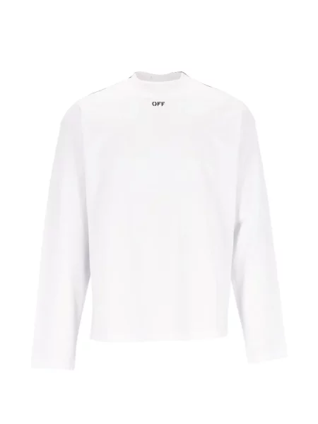 Lung tricou Off-white alb